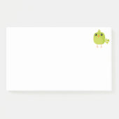 Groene Vogel Cartoon Post-it® Notes (Voorkant)