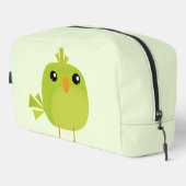 Groene Vogel Cartoon Toilettasje (Rechterhoek)