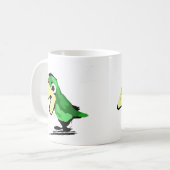 Groene Vogel Koffiemok (Voorkant links)