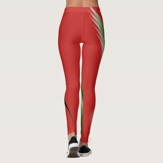 Groene Vogel Leggings (Achterkant)