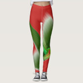Groene Vogel Leggings (Voorkant)