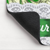 Groene vogel muismat (Hoek)