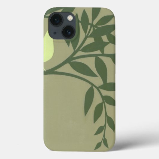 Groene vogel op Groene Tak Case-Mate iPhone Case (Achterkant)