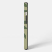 Groene vogel op Groene Tak iPhone Hoesje (Linkerkant)