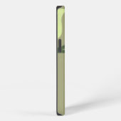 Groene vogel op Groene Tak iPhone Hoesje (Rechterkant)