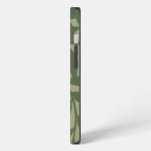 Groene vogel op Groene Tak iPhone Hoesje (Linkerkant)