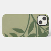 Groene vogel op Groene Tak iPhone Hoesje (Achterkant horizontaal)