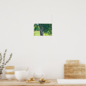 Groene vogelboom verliest Natuur Poster (Keuken)