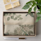 Groene vogels en ontkoppeling van bloemkooien tissuepapier (Geschenk)