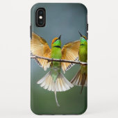 Groene Vogels Frolic in de Bomen Foto Case-Mate iPhone Case (Achterkant)
