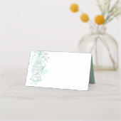 Groene vogels open kooi grafische gast plaats kaar plaatskaartje (Achterkant)