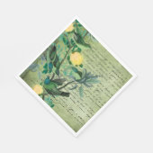 Groene Vogels Oud Model Servet (Hoek)