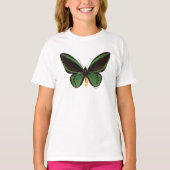 Groene vogelvlinder t-shirt (Voorkant)