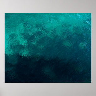 Groene voorgevormde glazen textuur poster