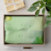 Groene voorjaarsachtergrond met vlinder tissuepapier (Geschenk)