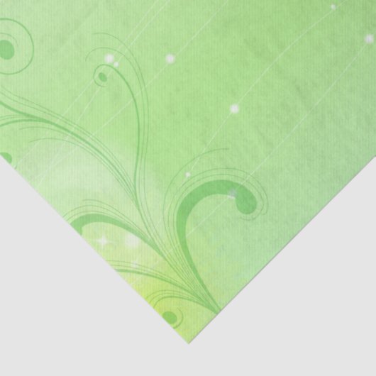 Groene voorjaarsachtergrond met vlinder tissuepapier (Detail)