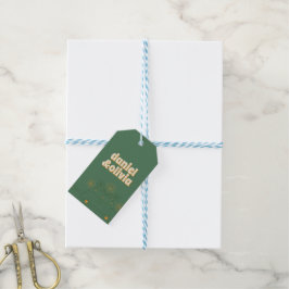 Groene Vosvos Minimal Wedding Cadeaulabel