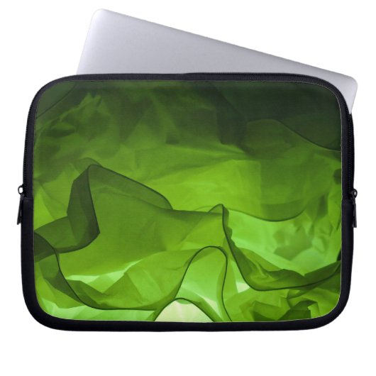 Groene Vouw Elektronica Tas (Voorkant)