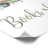 Groene Vrachtwagen Pompoen Boeken en Geschenken Ba Poster (Hoek)