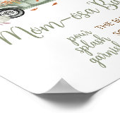 Groene Vrachtwagen Pompoen Moeder Osa Bar Baby sho Poster (Hoek)