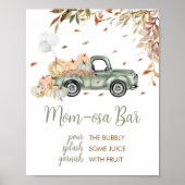 Groene Vrachtwagen Pompoen Moeder Osa Bar Baby sho Poster (Voorkant)
