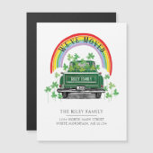 groene vrachtwagen Shamrock Rainbow Moving (Voorkant / Achterkant)
