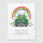 groene vrachtwagen Shamrock Rainbow Moving (Voorkant)