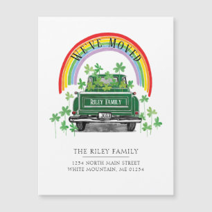 groene vrachtwagen Shamrock Rainbow Moving