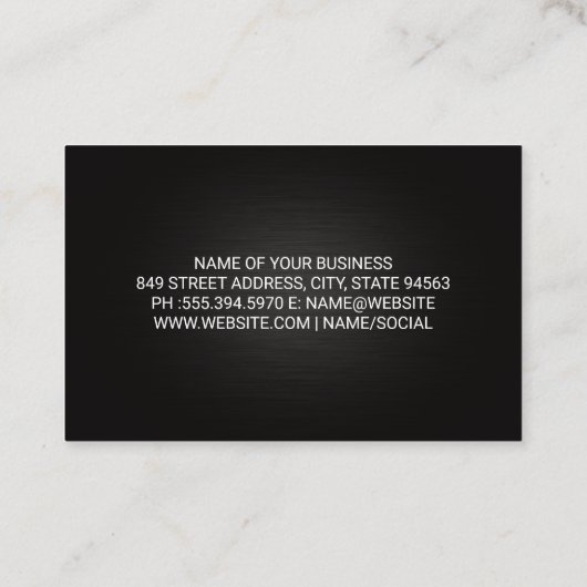 groene vrachtwagen | Stuurprogramma | Logistiek Vi Visitekaartje (Achterkant)