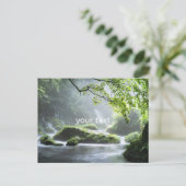 Groene vrede briefkaart (Staand voorkant)