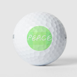 Groene vrede golfballen