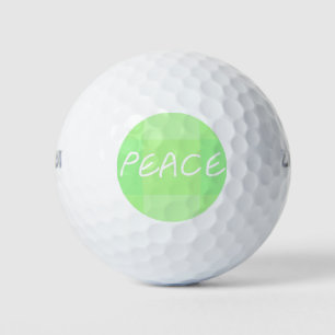 Groene vrede golfballen