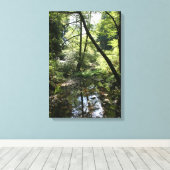 "Groene vrede", Muir Bossen Canvas Afdruk (Insitu (Houten vloer))