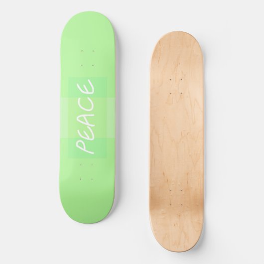 Groene vrede persoonlijk skateboard (Voorkant)