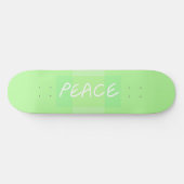 Groene vrede persoonlijk skateboard (Horizontaal)