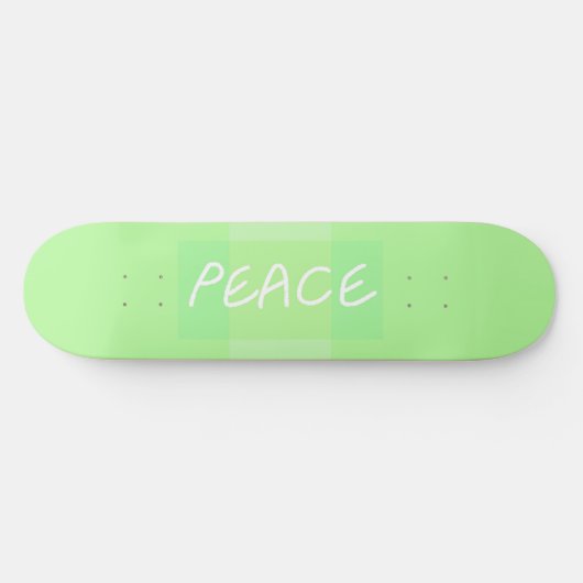 Groene vrede persoonlijk skateboard (Horizontaal)