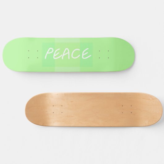 Groene vrede persoonlijk skateboard (Horizontaal)
