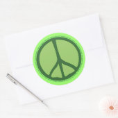 Groene Vrede Sticker (Envelop)