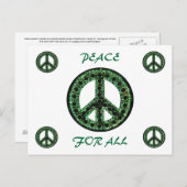 groene vrede voor alle briefkaart (Voorkant / Achterkant)