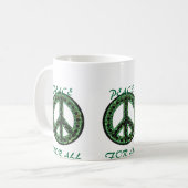 groene vrede voor alle mok (Voorkant links)