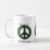 groene vrede voor alle mok (Links)