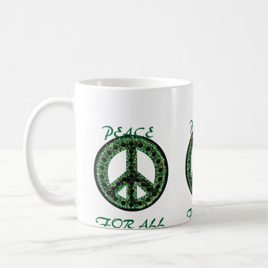 groene vrede voor alle mok (Links)