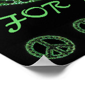 groene vrede voor alle poster (Hoek)