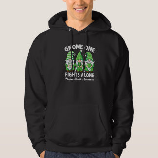 Groene vredeshoop liefhebbers geestelijke gezondhe hoodie