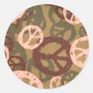 Groene vredessignalen stickers