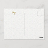 Groene Vreugde Vakantie Verlaat Texas Vorm Briefkaart (Achterkant)