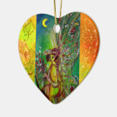 GROENE VRIJHEID/BUTTERFLY PLANT, FLORAL GOLD SPARK KERAMISCH ORNAMENT (Links)