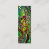 GROENE VRIJHEID MET GOUDE VLOERINGEN IN MOONLIGHT MINI VISITEKAARTJE (Achterkant)