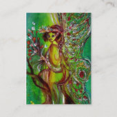 GROENE VRIJHEID MET GOUDE VLOERINGEN IN MOONLIGHT VISITEKAARTJE (Achterkant)