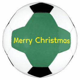 Groene vrolijk kerstfeest voetbal